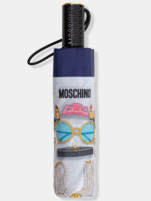Moschino parasol kolor szary 8970 - zdjęcie produktu nr 2