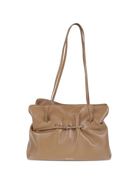 Prada top-handle leather shoulder bag - Neutrals - zdjęcie produktu nr 1