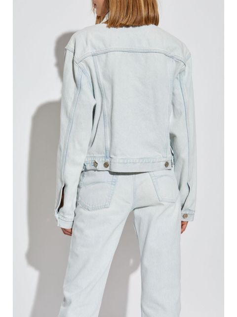 Balenciaga washed-denim jacket - Blue