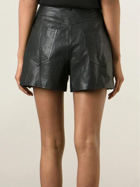 Saint Laurent flared shorts - Black