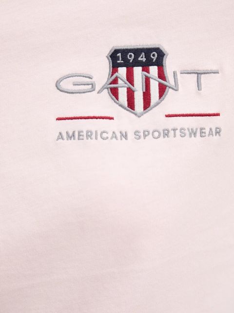 Gant t-shirt bawełniany damski kolor różowy 4200277