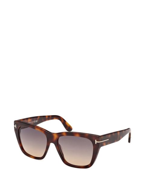 TOM FORD Eyewear rectangle frame sunglasses - Brown - zdjęcie produktu nr 2