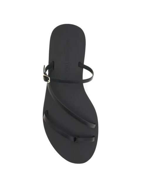 Manebi x Alex Rivière Studio Giorgia leather sandals - Black