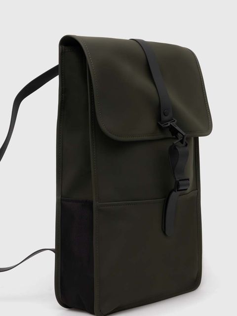 Rains plecak 13000 Backpacks kolor zielony duży gładki