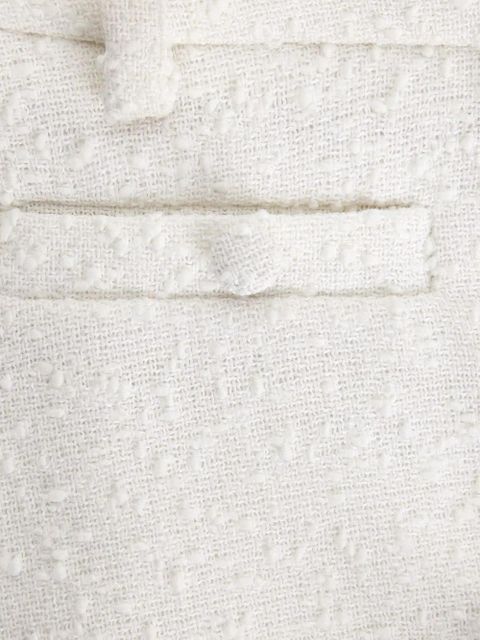 AMI Paris tweed tailored shorts - White