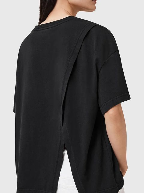 AllSaints t-shirt bawełniany AVRI damski kolor czarny W095JC