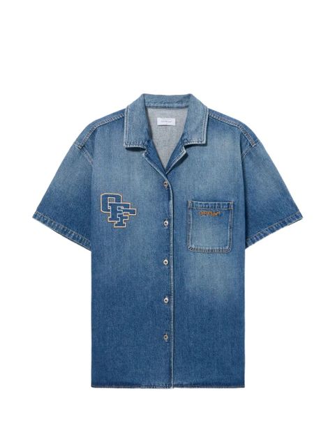 Off-White Royal-patch denim dress - Blue - zdjęcie produktu nr 1