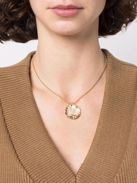 Maje Zodiac medal necklace - Gold - zdjęcie produktu nr 2