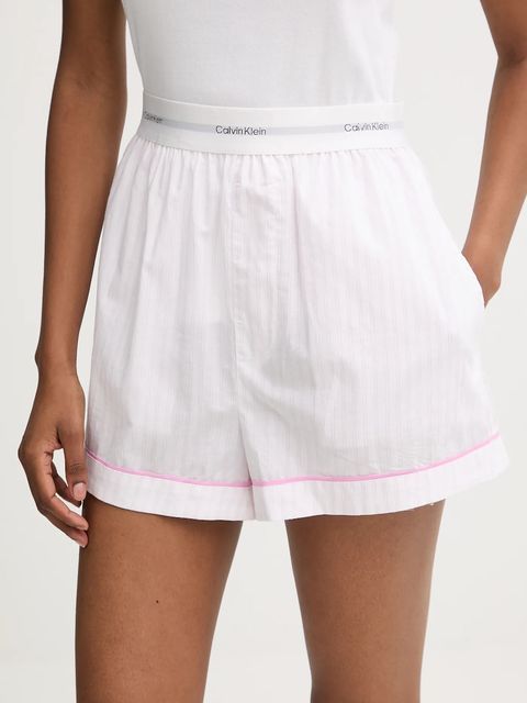 Calvin Klein Underwear piżama damska kolor biały LV00QS7580