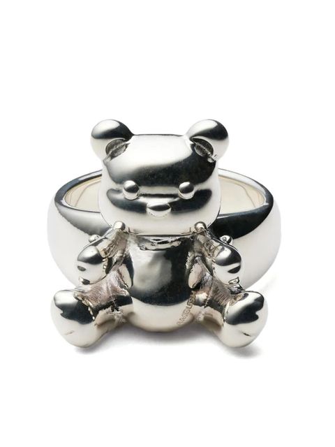 AMBUSH teddy bear ring - Silver