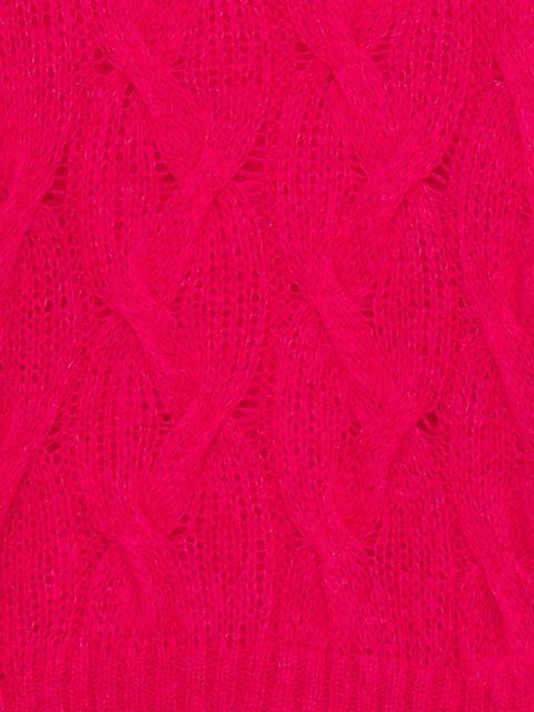 Gimaguas cable-knit crew-neck sweater - Red - zdjęcie produktu nr 2