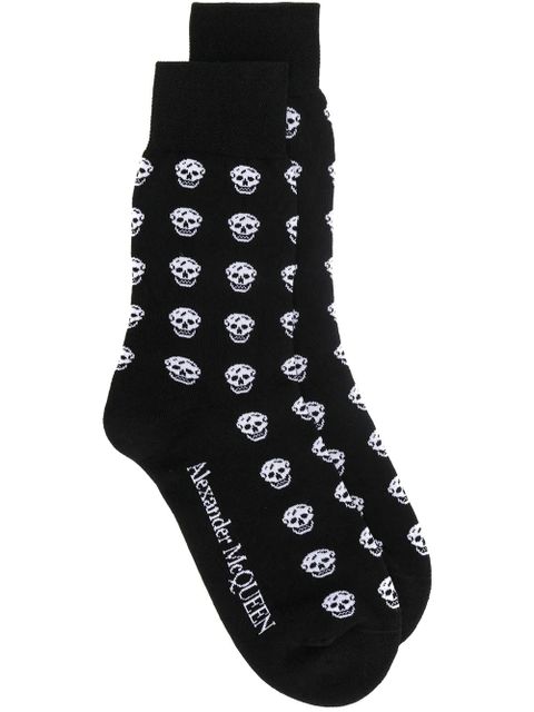 Alexander McQueen Skull socks - Black - zdjęcie produktu nr 1
