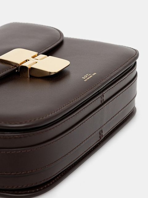 A.P.C. torebka skórzana A.P.C. Sac Grace Mini PXBMW-F61515 BLACK kolor brązowy