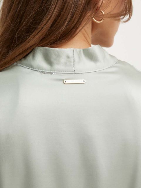 Sandro Ferrone narzutka kolor zielony niezapinana SFS150XBDISOTTA