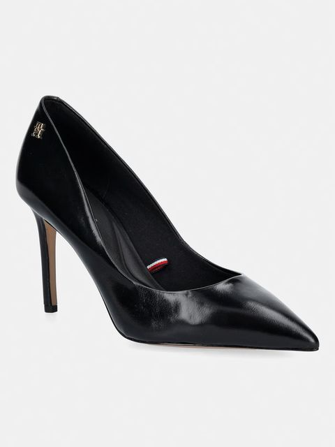 Tommy Hilfiger szpilki skórzane ESSENTIAL POINTED PUMP - zdjęcie produktu nr 1