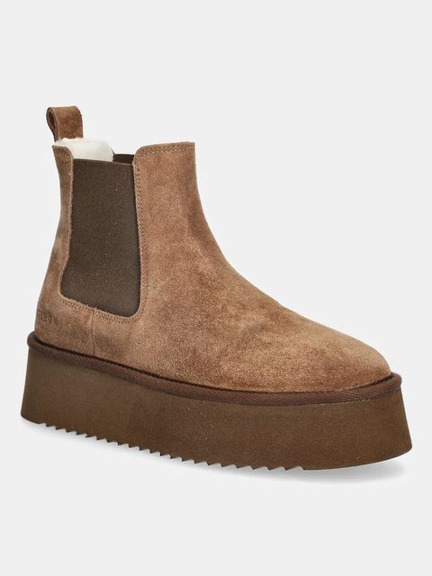 Copenhagen śniegowce zamszowe kolor brązowy CPH259 brown - zdjęcie produktu nr 1