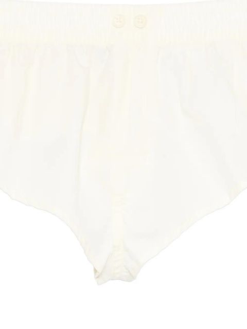 ENTIRE STUDIOS button shorts - Neutrals