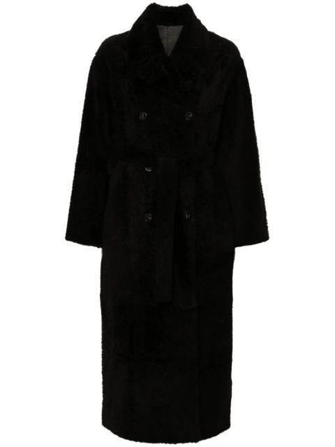 Yves Salomon double-breasted coatq - Black - zdjęcie produktu nr 1