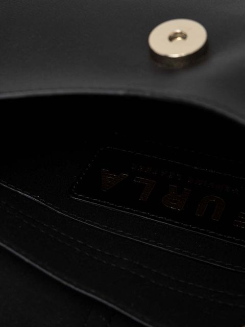 Furla torebka skórzana Flow Mini kolor czarny