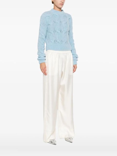 Sportmax cable-knit sweater - Blue