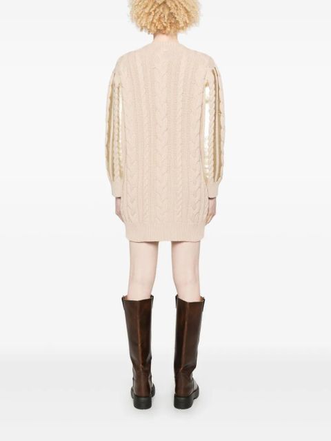 Max Mara Mambo mini dress - Neutrals