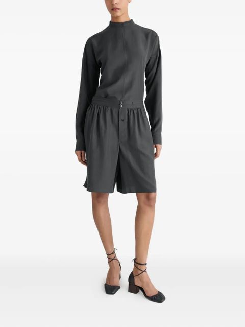 LEMAIRE long-sleeve plastron blouse - Grey - zdjęcie produktu nr 2