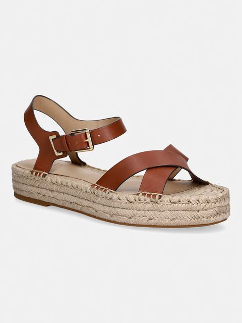 Lauren Ralph Lauren sandały na platformie damskie skórzane Emeryn - zdjęcie produktu nr 2