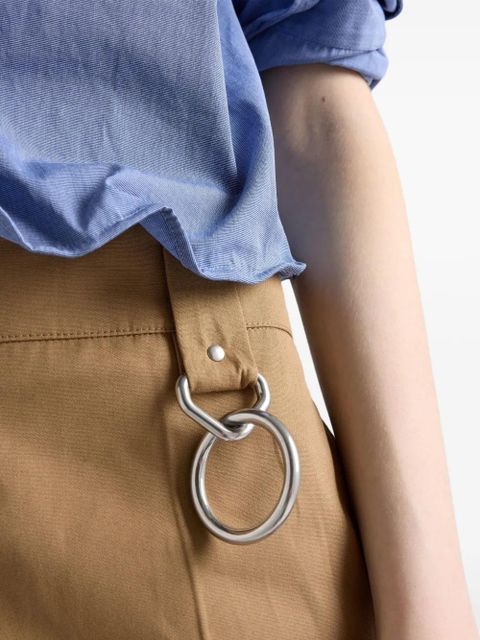 Prada poplin pants - Neutrals - zdjęcie produktu nr 2