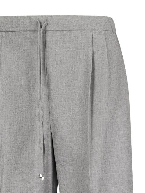 Max Mara pleated drawstring trousers - Grey - zdjęcie produktu nr 2