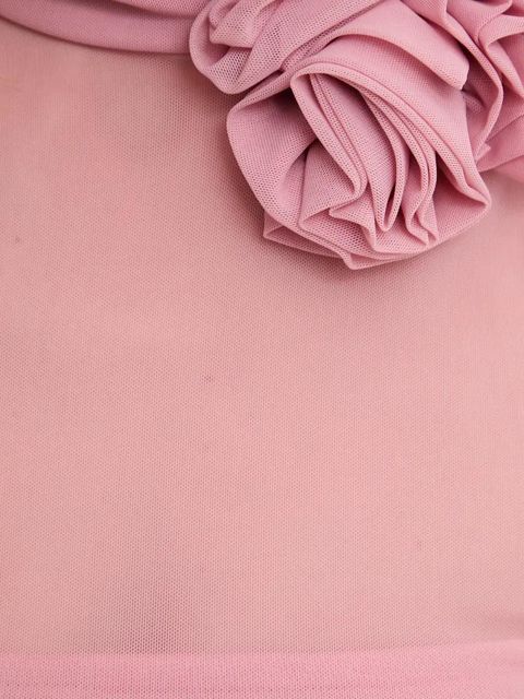 Answear.LAB sukienka kolor różowy maxi dopasowana