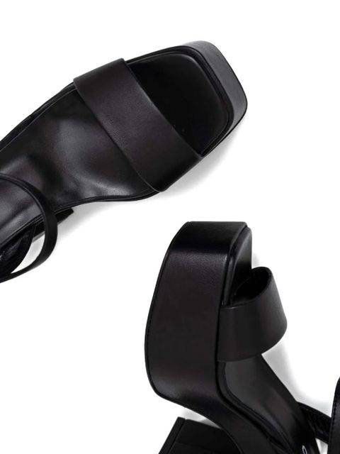 PINKO 120mm platform heeled sandals - Black
