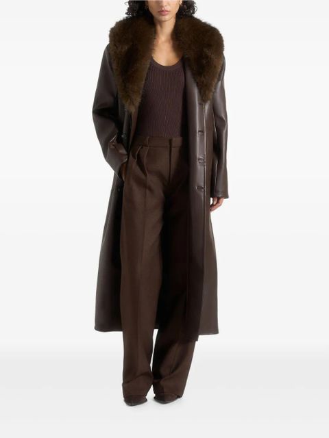 Manière De Voir Cenya belted coat - Brown