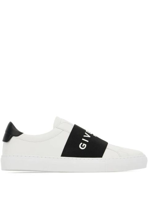Givenchy strap-detail leather sneakers - White - zdjęcie produktu nr 1