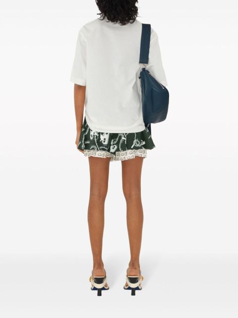 Burberry logo-appliqué cotton T-shirt - White