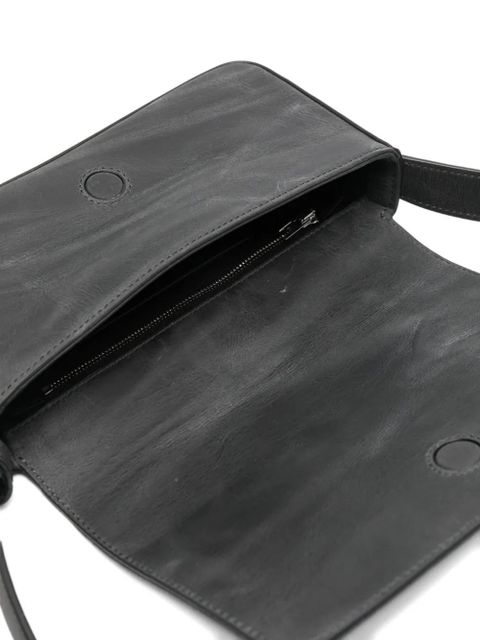 Alexander Wang flap leather crossbody bag - Black