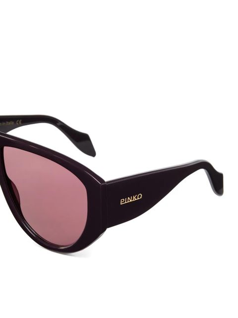 PINKO Pilot logo-detail sunglasses - Purple