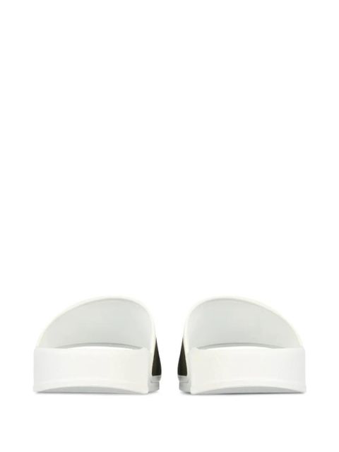 Giuseppe Zanotti logo-patch slides - White - zdjęcie produktu nr 2