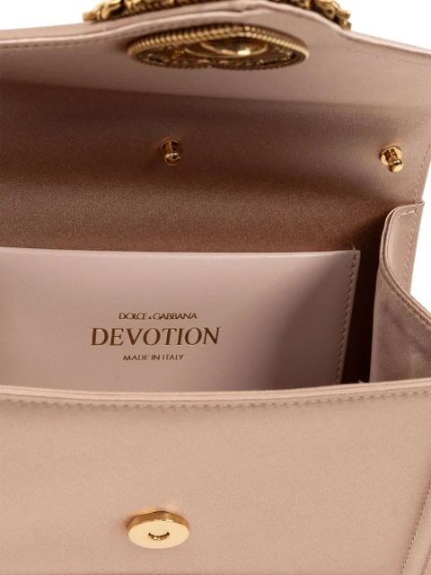 Dolce & Gabbana small Devotion satin tote bag - Pink - zdjęcie produktu nr 2