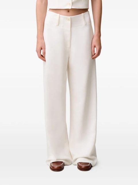 Claudie Pierlot button-fastening tailored trousers - Neutrals