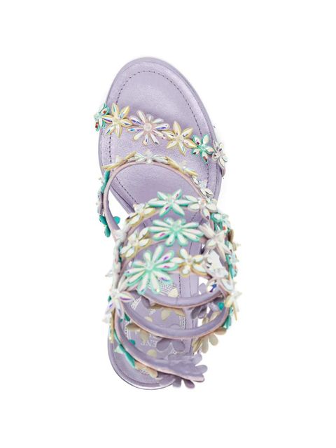 René Caovilla 80mm Eva sandals - Purple
