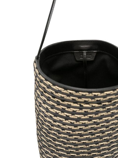 The Row woven-design tote bag - Black