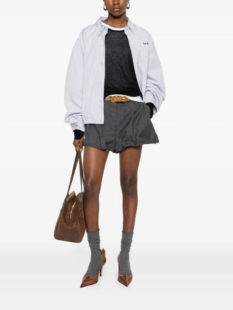 Miu Miu logo-patch T-shirt - Black - zdjęcie produktu nr 2