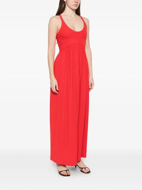 Sportmax Panino scoop-neck maxi dress - Red