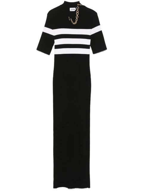 Jean Paul Gaultier striped maxi dress - Black - zdjęcie produktu nr 1