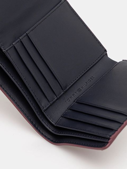 Tommy Hilfiger portfel damski kolor bordowy AW0AW17737