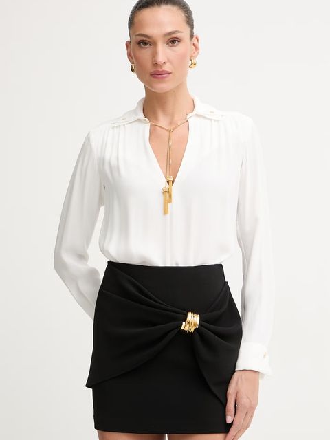 Elisabetta Franchi bluzka damska z wiskozy - zdjęcie produktu nr 1