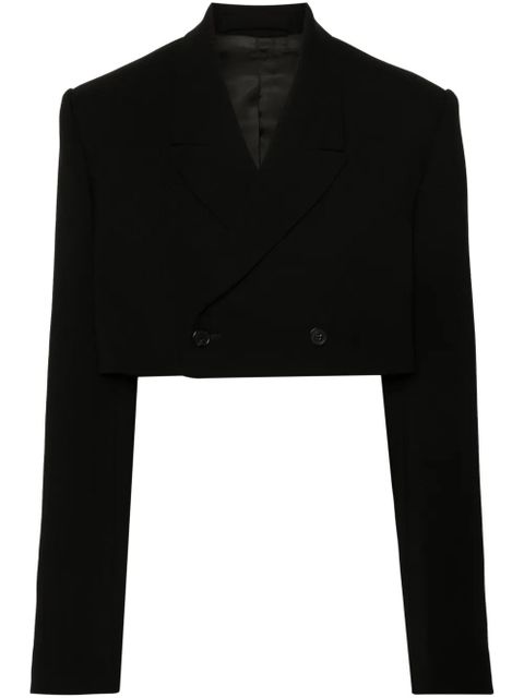 WARDROBE.NYC cropped blazer - Black - zdjęcie produktu nr 1