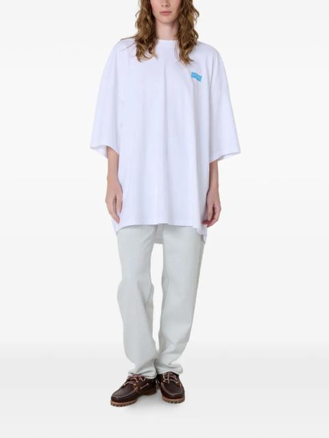 American Vintage Gixy logo-detail T-shirt - White - zdjęcie produktu nr 2