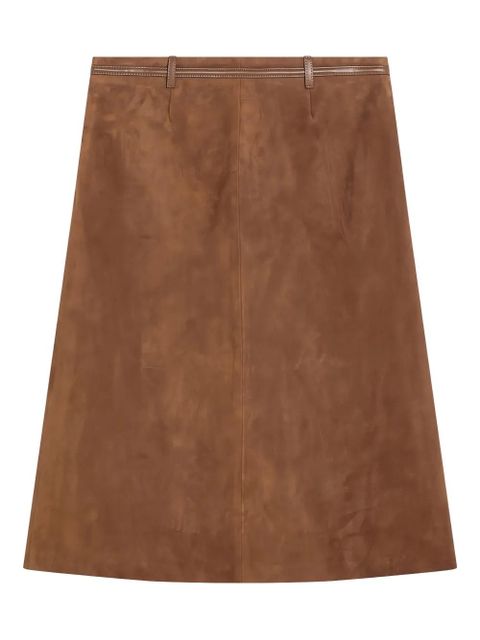 Gucci leather skirt - Brown - zdjęcie produktu nr 2
