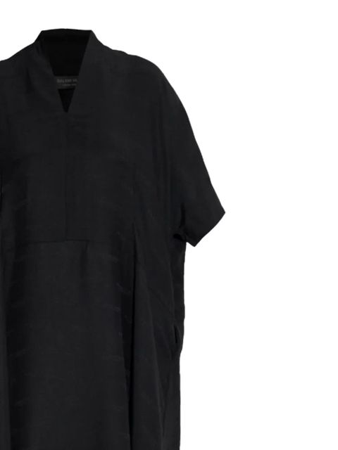Balenciaga V-neck midi dress - Black - zdjęcie produktu nr 2